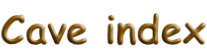 Cave index